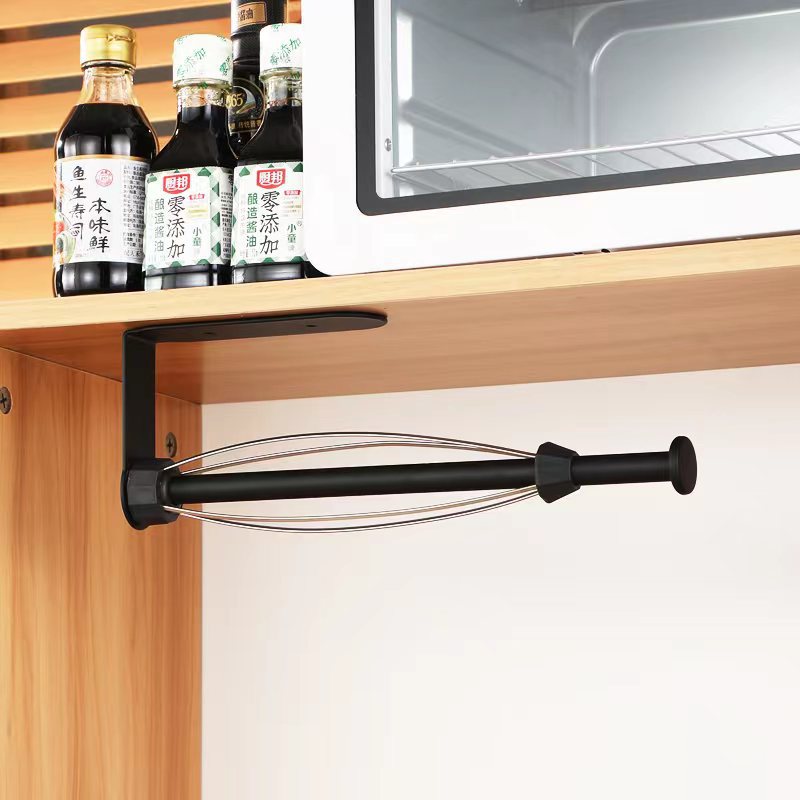 Stainless Steel Paper Towel Rack Kitchen Roll Paper Rack No Punching