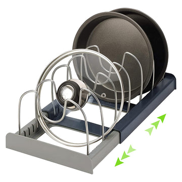 Kitchen Utensils Pots And Pans Shelf Retractable Dish Storage Rack