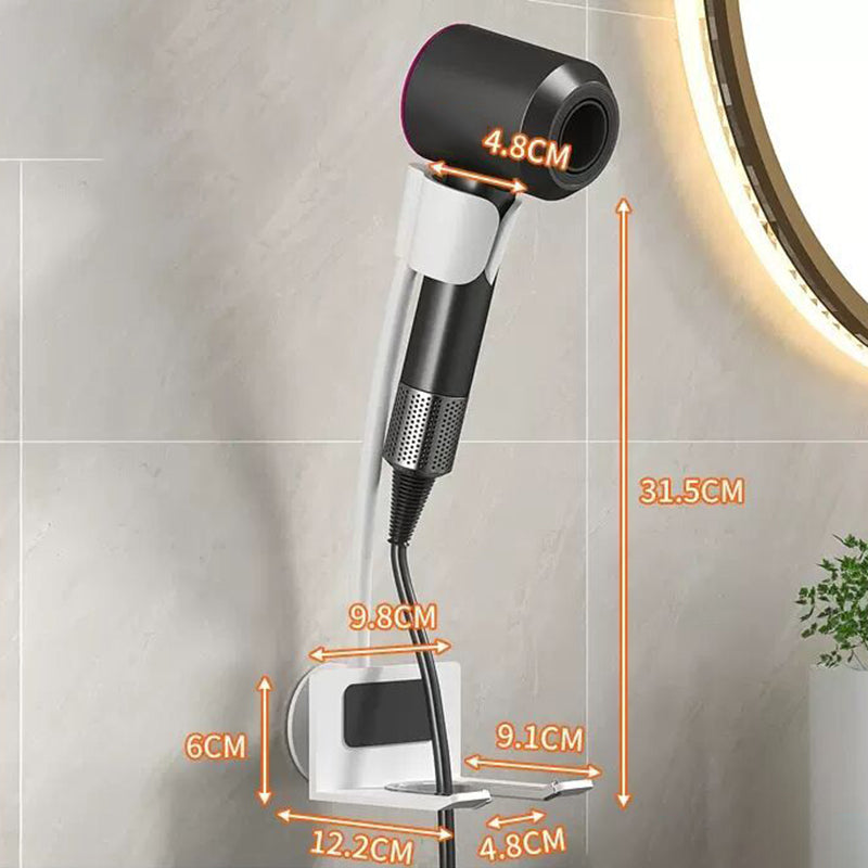 Lazy hair dryer bracket No hand-held hair dryer shelf Wall-mounted no-punching