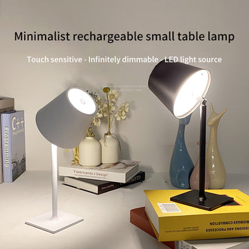 Retro Atmosphere Table Lamp Study Eye Protection Table Lamp USB Rechargeable Living Room Bedside Lamp Restaurant Bar Rotatable Table Lamp