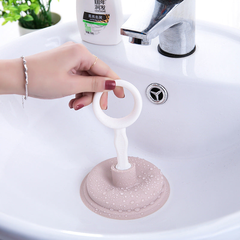 Kitchen Multi-Functional Sink Suction Cup Through Toilet Sewer Pipe Tools Hair Blockage Cleaning Garbage Dredger