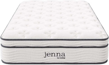 Jenna 10” Innerspring and Memory Foam Twin Mattress With Individually Encased Coils